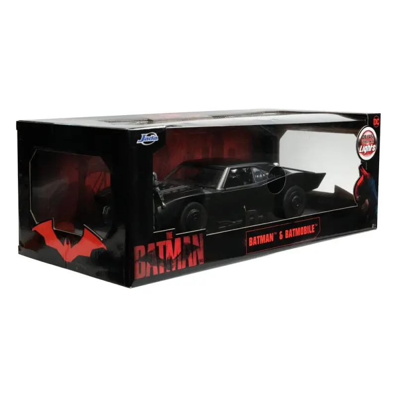 Batman 2022 1/18 Hollywood Rides 2022 Batmobile métal avec figurine | 0801310325049