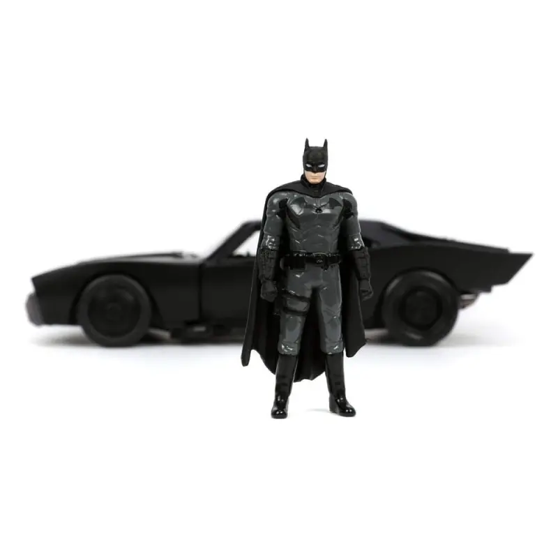 Batman 2022 1/24 Hollywood Rides 2022 Batmobile métal avec figurine | 0801310327319