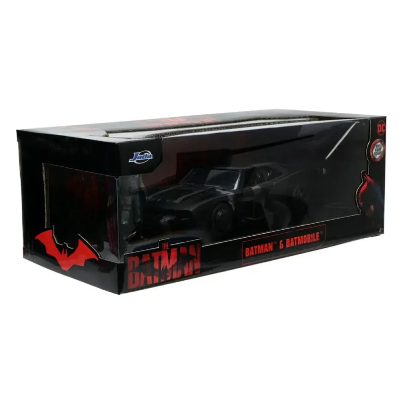 Batman 2022 1/24 Hollywood Rides 2022 Batmobile métal avec figurine | 0801310327319