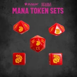 Magic the Gathering Dice and Token Pack Red Mana | 0850060996047