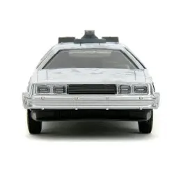 Retour vers le Futur DeLorean Time Machine Frost 1/32 métal Hollywood Rides  | 0801310347850