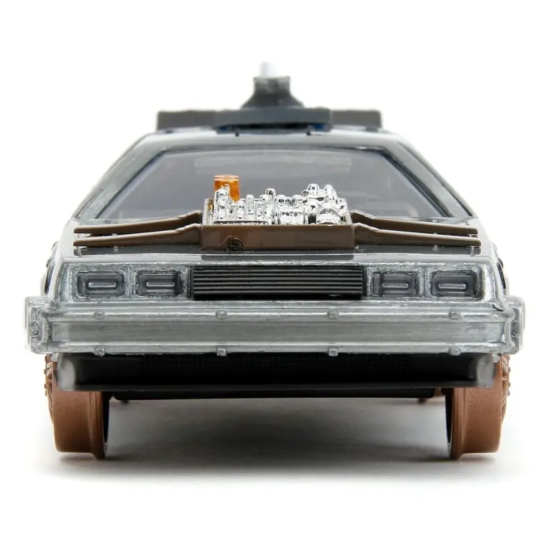 Retour vers le Futur III DeLorean Time Machine Railroad Wheels 1/32 métal Hollywood Rides  | 0801310347867