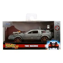 Retour vers le Futur III DeLorean Time Machine Railroad Wheels 1/32 métal Hollywood Rides  | 0801310347867