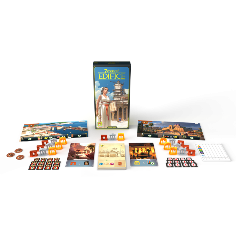 Spel: 7 Wonders V2 - Uitbreiding van het gebouw
Uitgever: Repos Production
Engelse versie
