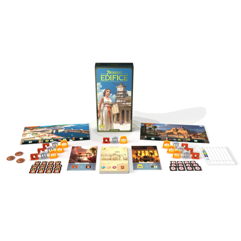 Spel: 7 Wonders V2 - Uitbreiding van het gebouw
Uitgever: Repos Production
Engelse versie