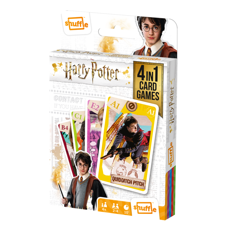 Harry Potter - Shuffle - 4-in-1 kaartspellen