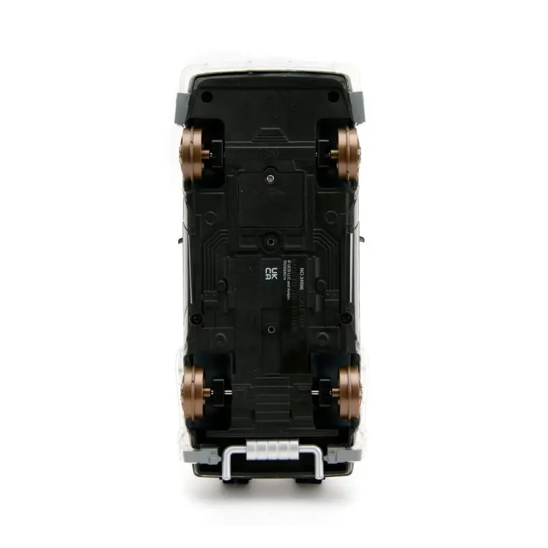 Retour vers le Futur III DeLorean Time Machine Railroad Wheels 1/24 métal Hollywood Rides | 0801310349960