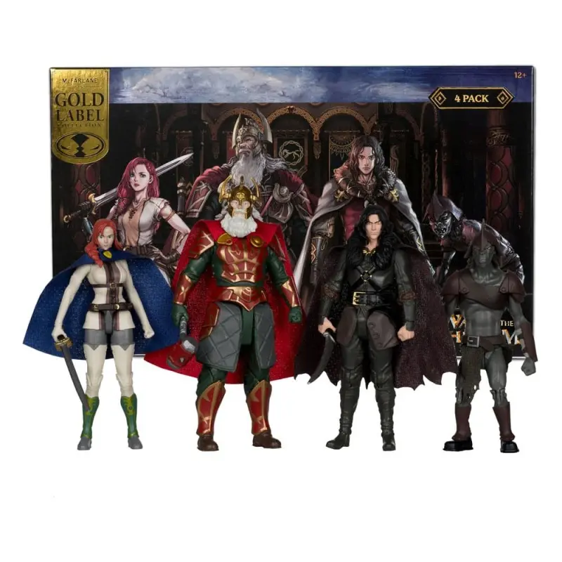 Le Seigneur des Anneaux : La Guerre des Rohirrim pack de 4 figurines 10 cm  | 0787926137149