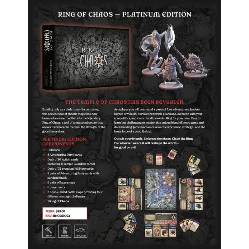 Ring of Chaos Table Top Role Playing Game jeu de plateau Platinum Edition *ANGLAIS* | 0850060996139