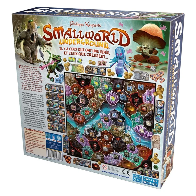 jeu : Small World - Underground
éditeur : Days of Wonder
version française