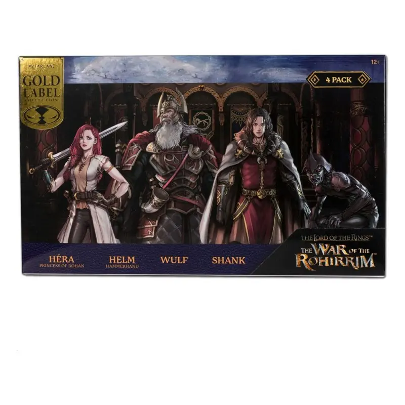 Le Seigneur des Anneaux : La Guerre des Rohirrim pack de 4 figurines 10 cm  | 0787926137149