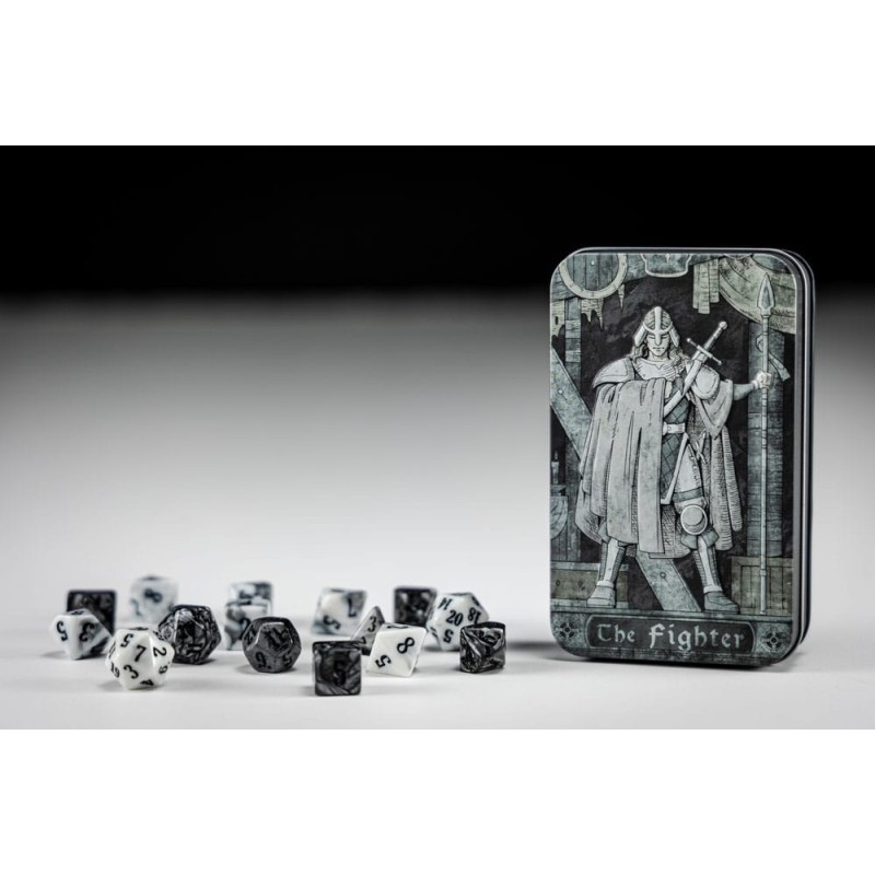 Pack dés Character Class Classic RPG Fighter (15)
