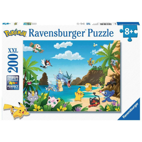 Puzzle : Pokémon - Attrapez-les tous ! 200 pièces éditeur : Ravensburger
