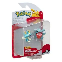 Pokémon pack 2 figurines Battle Figure First Partner Set Griknot, Grenousse 5 cm | 0191726480921