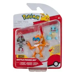 Pokémon pack 3 figurines Battle Figure Set Scalpion, Carapuce no.1, Chimpenfeu 5 cm | 0191726481379