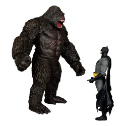 DC Justice League Monsterverse DC Multiverse pack de 2 figurines Batman & Kong 29 cm 