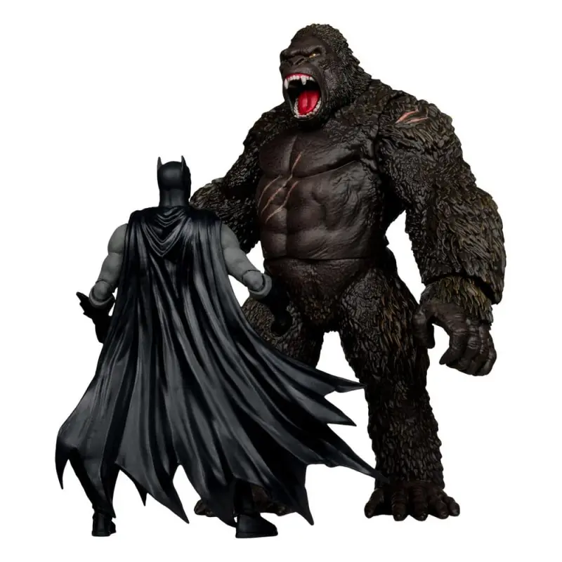 DC Justice League Monsterverse DC Multiverse pack de 2 figurines Batman & Kong 29 cm  | 0787926138627