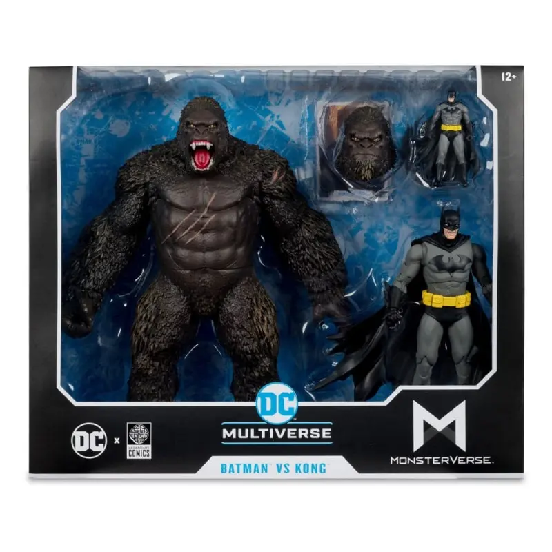 DC Justice League Monsterverse DC Multiverse pack de 2 figurines Batman & Kong 29 cm  | 0787926138627