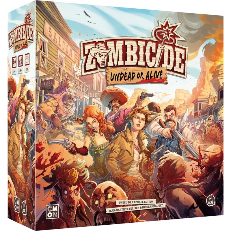 jeu : Zombicide Undead or Alive éditeur : CMON / Edge version française