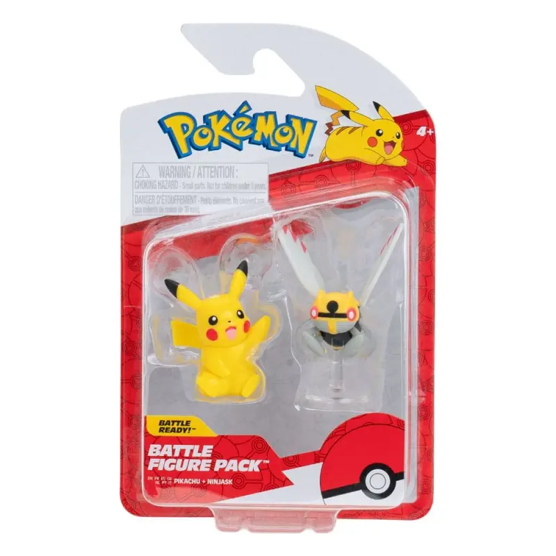 Pokémon pack 2 figurines Battle Figure Set Ninjask & Pikachu no.7 | 0191726709176