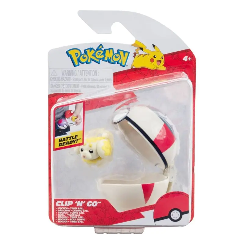 Pokémon Clip'n'Go Poké Balls Fidough & Timer Ball | 0191726709671