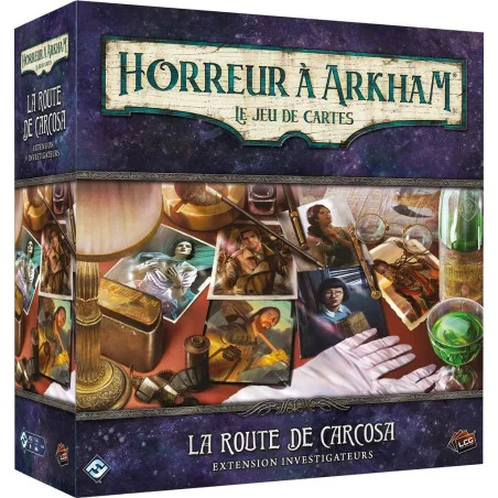 Spel: Arkham Horror PvE: Road to Carcosa (Onderzoekers)
Uitgever: Fantasy Flight Games
Engelse versie