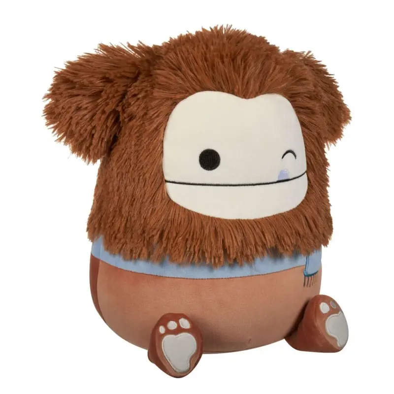 Squishmallows peluche Winking Brown Bigfoot with Scarf Benny 30 cm | 0191726801139