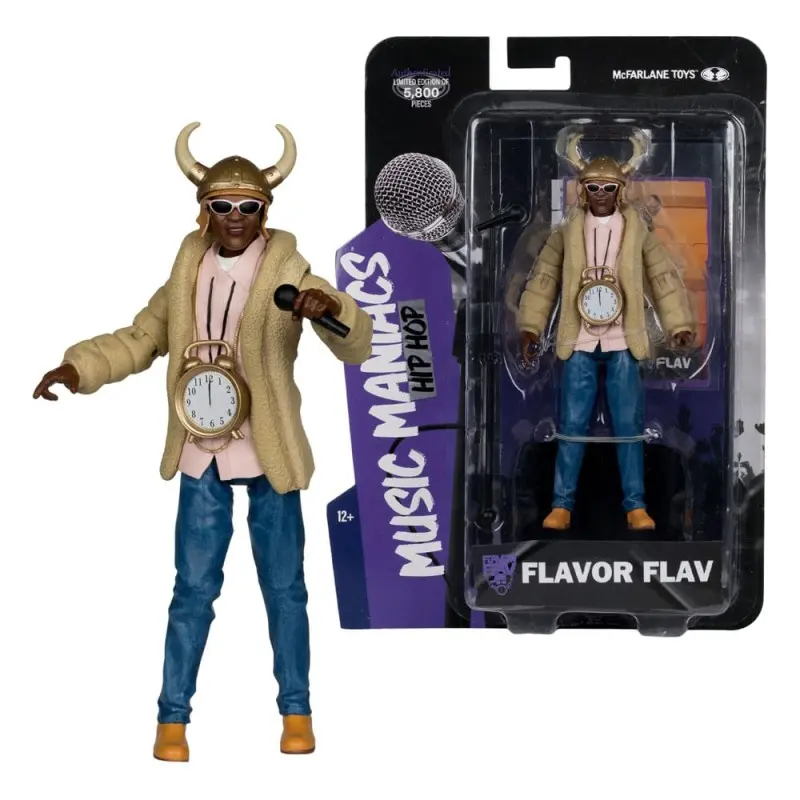 Music Maniacs Hip Hop figurine Flavor Flav 16 cm | 0787926141979