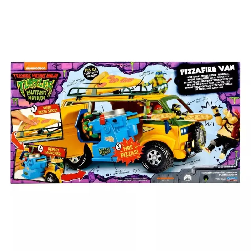Ninja Turtles : Teenage Years véhicule Pizzafire Van 20 cm | 0043377834687