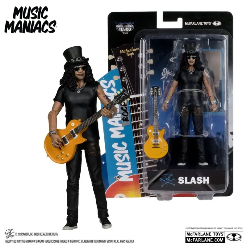 Music Maniacs Rock figurine Slash 15 cm  | 0787926142082