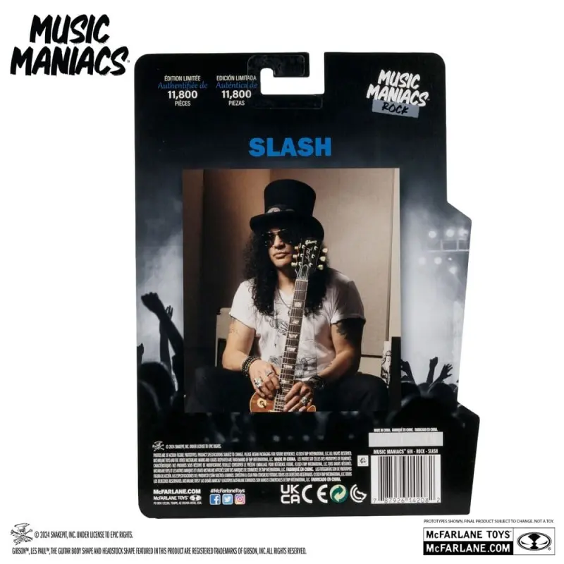 Music Maniacs Rock figurine Slash 15 cm  | 0787926142082