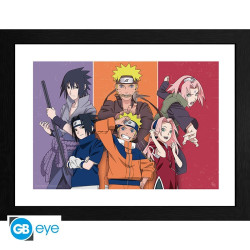Naruto Shippuden - Poster encadré "Adultes et enfants"