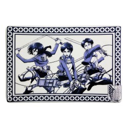 Attack on Titan Plaque Sushi et baguettes ensemble en céramique 