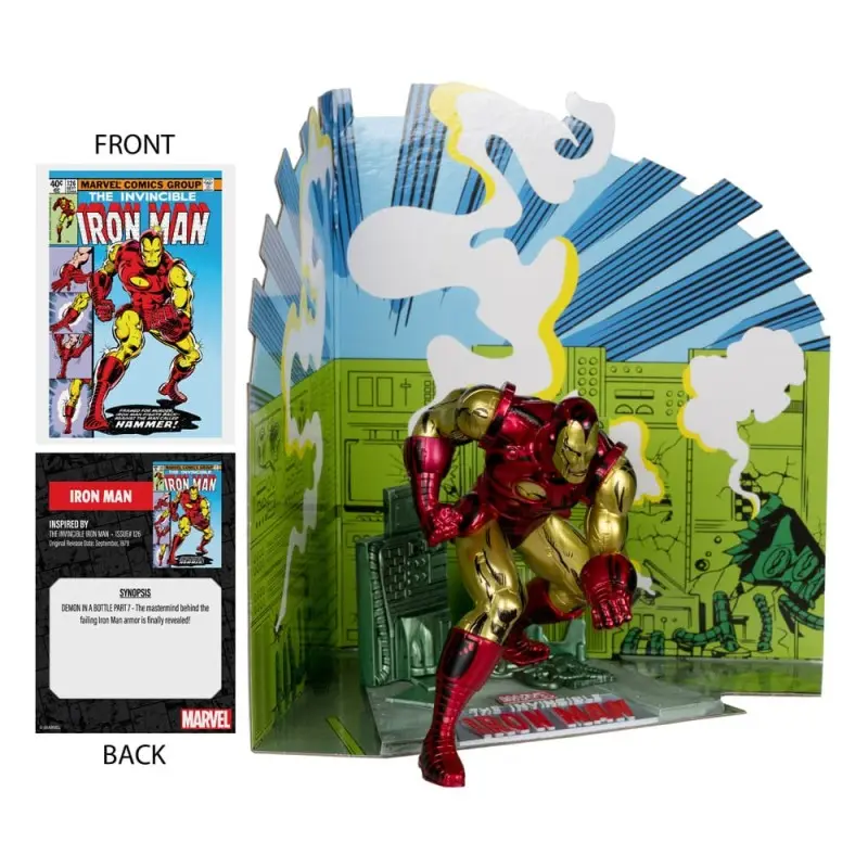 Marvel PVC statuette PVC 1/10 Iron Man (The Invincible Iron Man no.126) 11 cm | 0787926147674