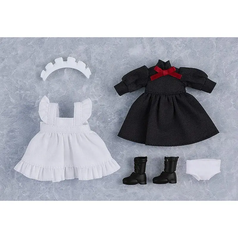 Original Character accessoires pour figurines Nendoroid Doll Outfit Set: Maid Outfit Long (Black)  | 4580590176713