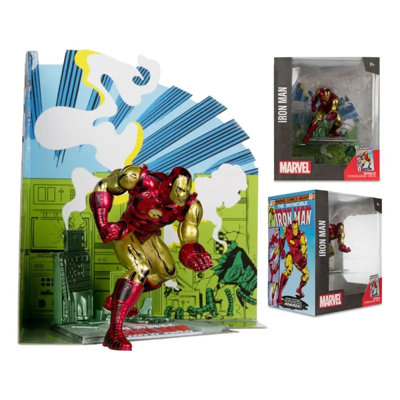 Marvel PVC statuette PVC 1/10 Iron Man (The Invincible Iron Man no.126) 11 cm | 0787926147674