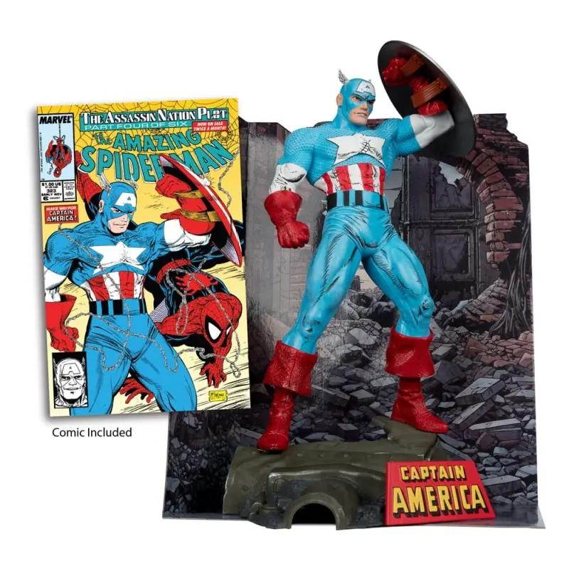 Marvel PVC statuette PVC 1/6 Captain America (The Amazing Spider-Man no.323) 28 cm | 0787926147728