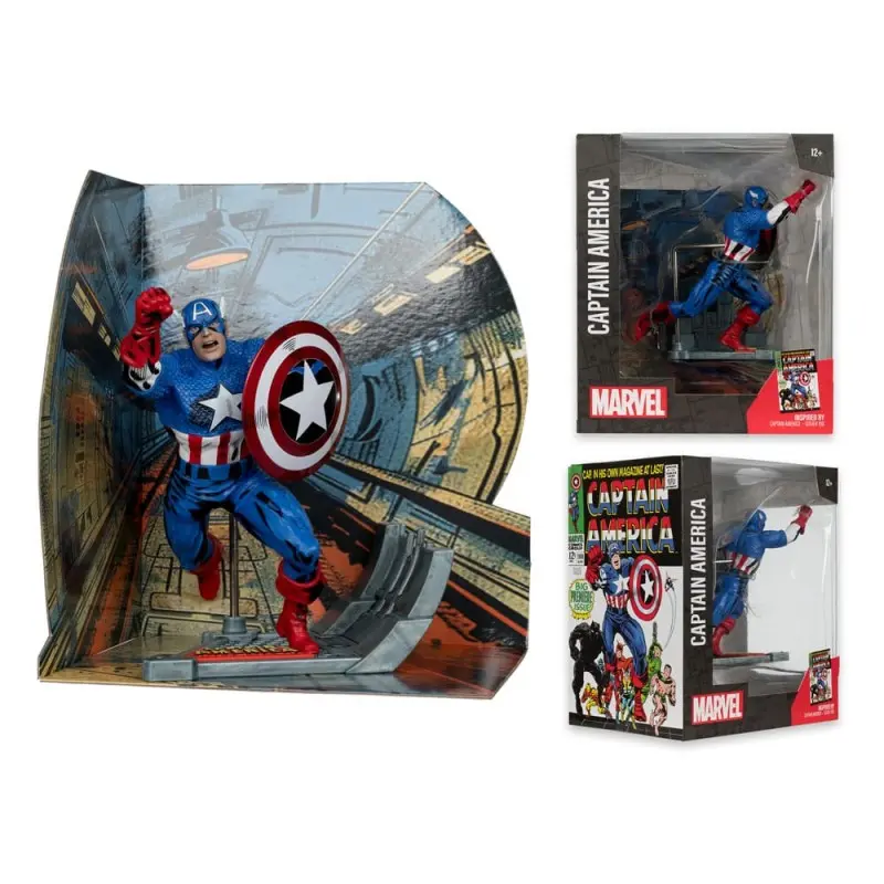 Marvel Collection statuette PVC 1/10 Captain America (Captain America no.100) 12 cm | 0787926147773