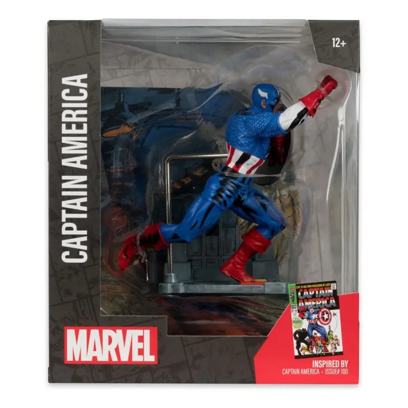 Marvel Collection statuette PVC 1/10 Captain America (Captain America no.100) 12 cm | 0787926147773