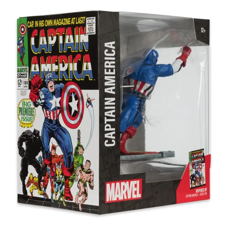 Marvel Collection statuette PVC 1/10 Captain America (Captain America no.100) 12 cm | 0787926147773