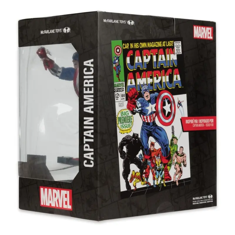 Marvel Collection statuette PVC 1/10 Captain America (Captain America no.100) 12 cm | 0787926147773