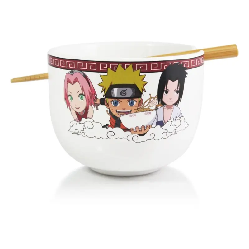 Naruto Shippuden bol à ramen avec baguettes Team Seven 414 ml | 0841092145718