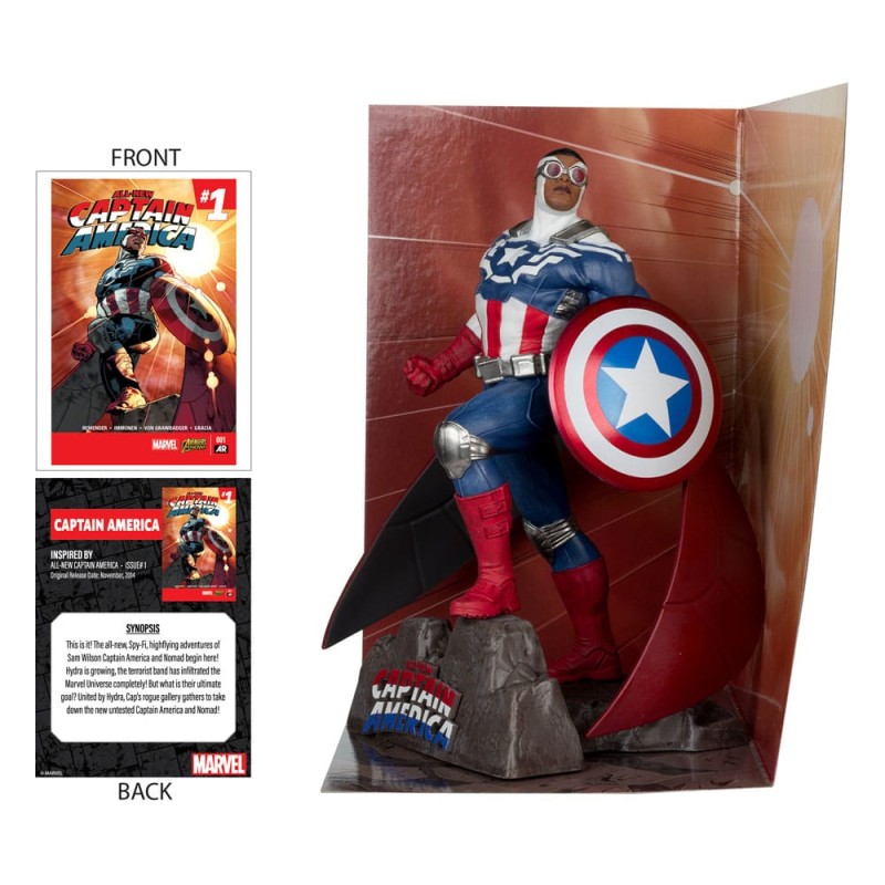 Marvel Collection statuette PVC 1/10 Captain America (All-New Captain America no.1) 17 cm