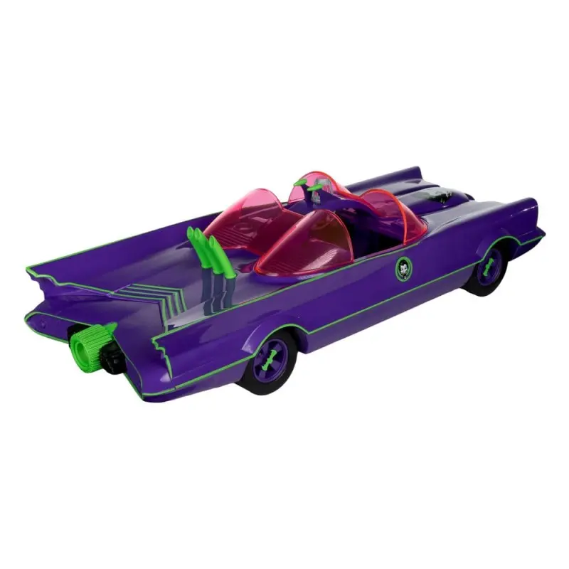 DC Retro figurine avec voiture Batman 66 Batmobil with Joker (Gold Label) | 0787926150179