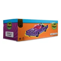 DC Retro figurine avec voiture Batman 66 Batmobil with Joker (Gold Label) | 0787926150179