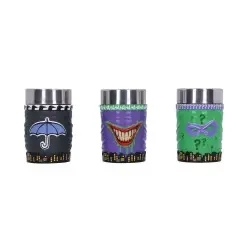 DC Comics pack 3 verres à shot Batman Super-Villains  | 0801269153298