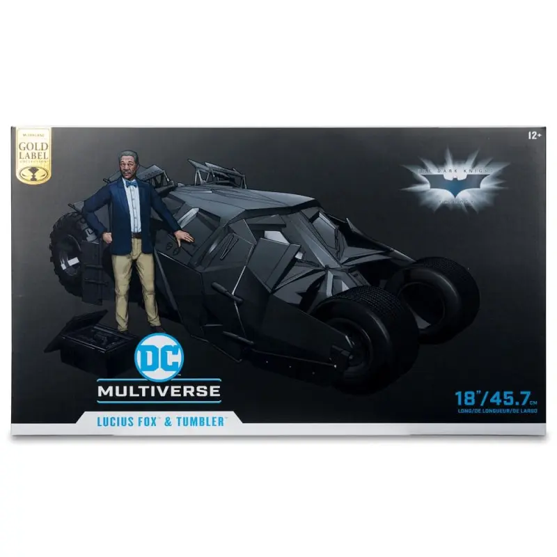 DC Multiverse véhicule Tumbler with Lucius Fox (The Dark Knight) (Gold Label) | 0787926151930