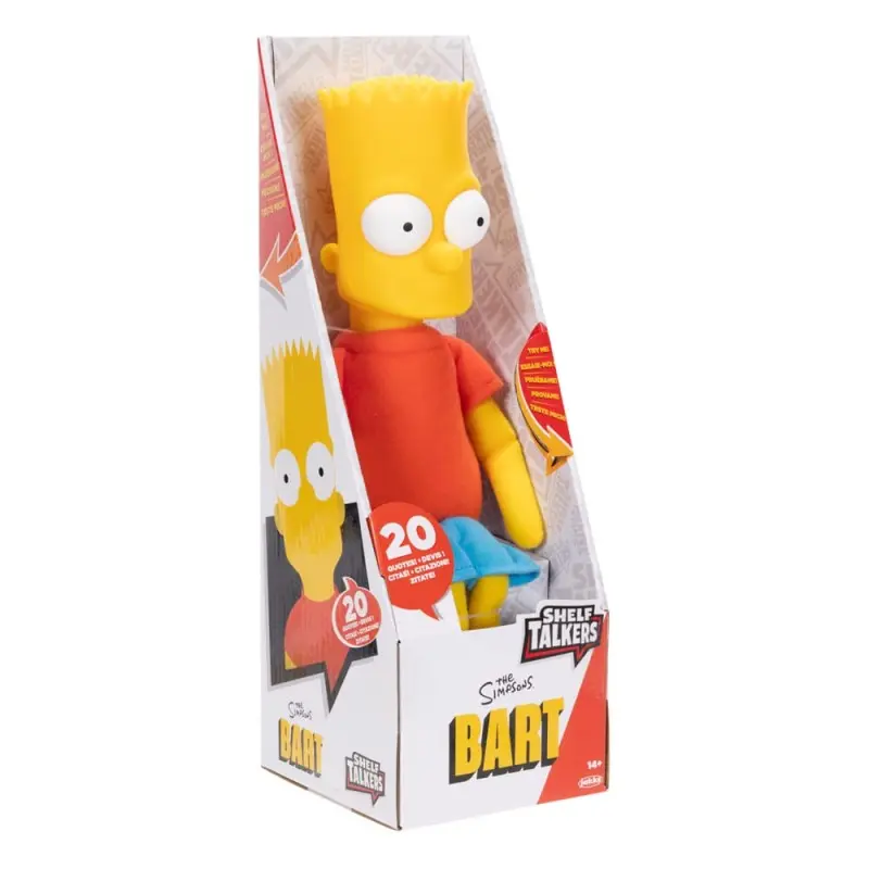 Simpsons peluche parlante Bart 33 cm *ANGLAIS* | 0192995175617