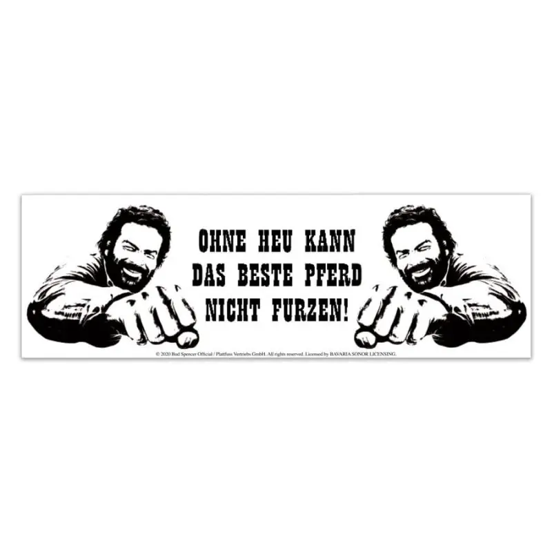 Bud Spencer mug émail Pferd Faust | 4250778167955