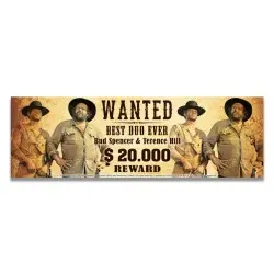 Bud Spencer & Terence Hill mug émail Wanted | 4250778167948